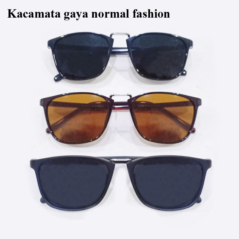 Kacamta Normal Gaya fashion Wanita dan Pria Unisex Kacamta santai Trandi Terbaru Murah Promo !!