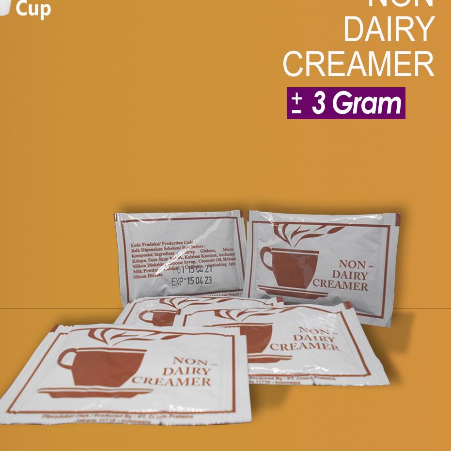 

rcnx Non Dairy Creamer Sachet / Krimer Kemasan Sachet 3gr Harga per 50pcs ♐ 81