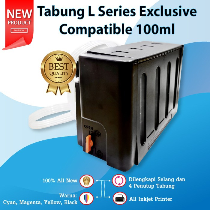 Tabung Infus 100ml Printer Canon iP1880 iP1980 MX308 MX318 MP198 MP228 FPTS883