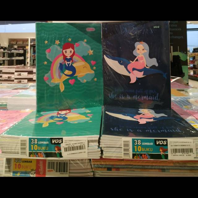 

Buku tulis VOS kwarto 38 isi 10 MERMAID