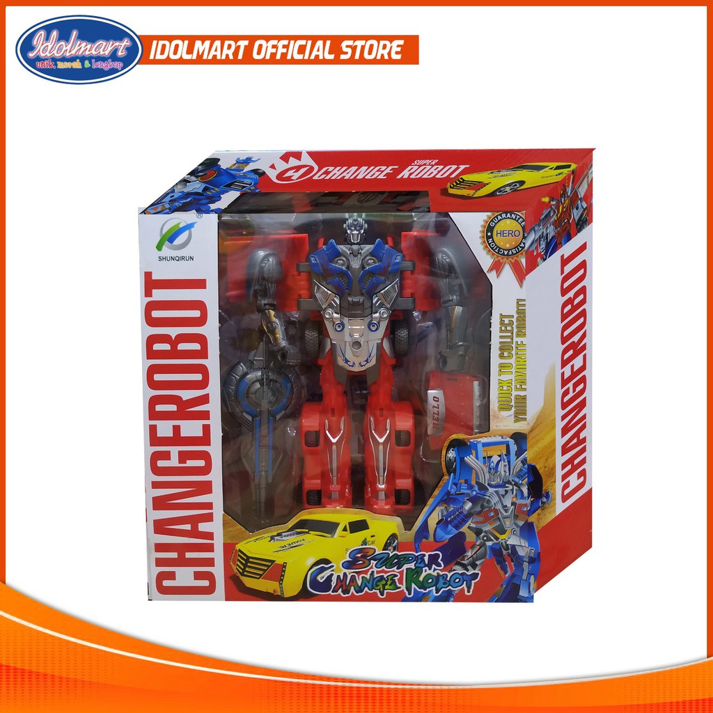 IDOLAKU Mainan Robot Transformer Super Change Robot No.32-6 - Mainan Anak