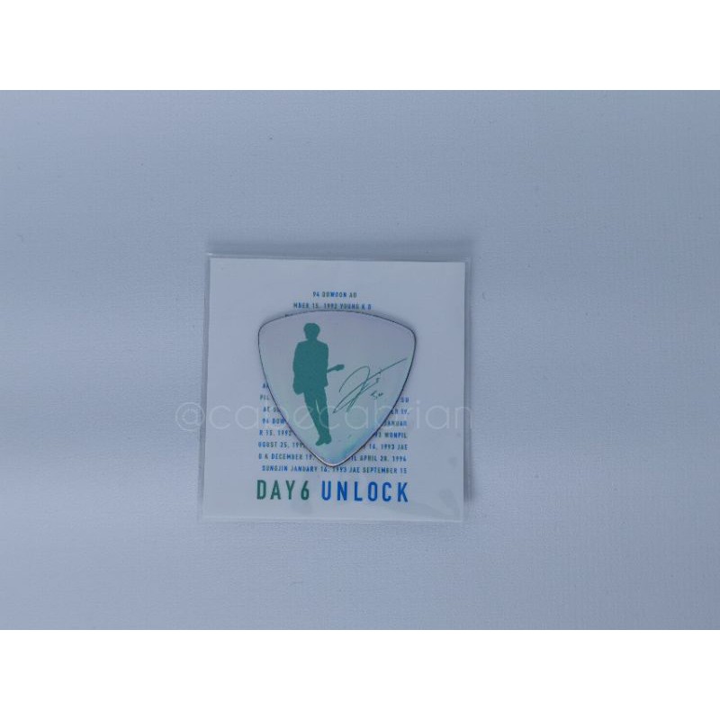 DAY6 JAE UNLOCK GUITAR PICK (RARE ITEMS)