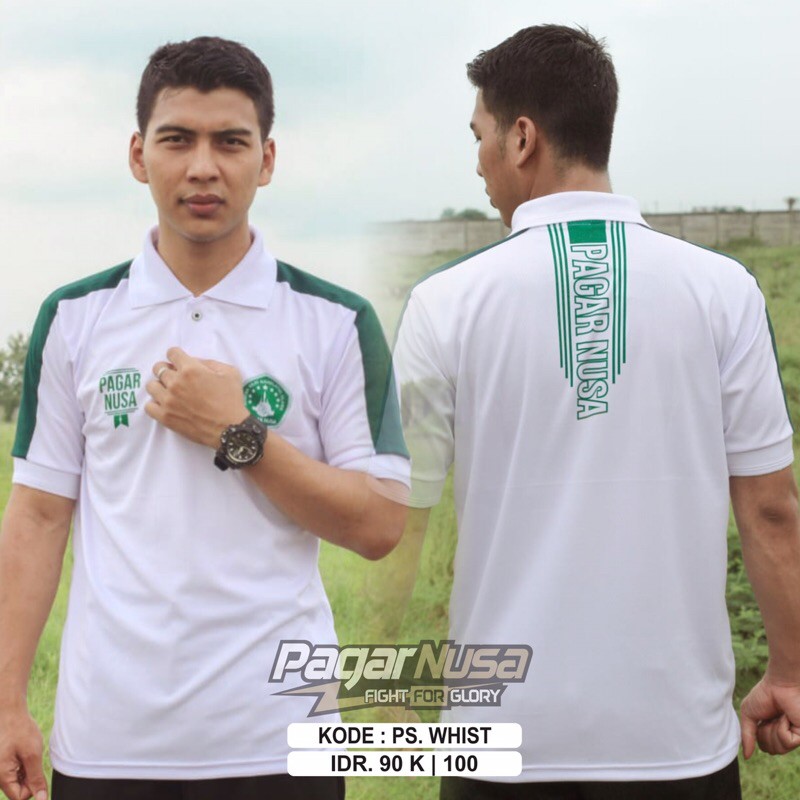 Kaos Polo Pagar Nusa Logo Bordir kode PS. Whist
