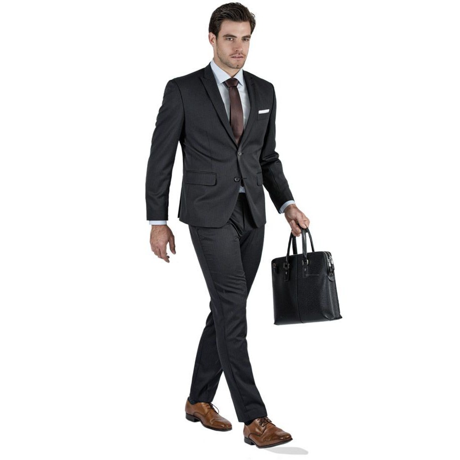 SETELAN BLAZER PRIA OFFICE SUIT STYLE 2IN1 - PREMIUM GABRIEL BLACK SLIMFIT ORIGINAL NIKAYU SLIMFIT