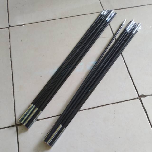 1 set frame fiber tenda hyu kapasitas 6 orang - frame tiang tenda fiber