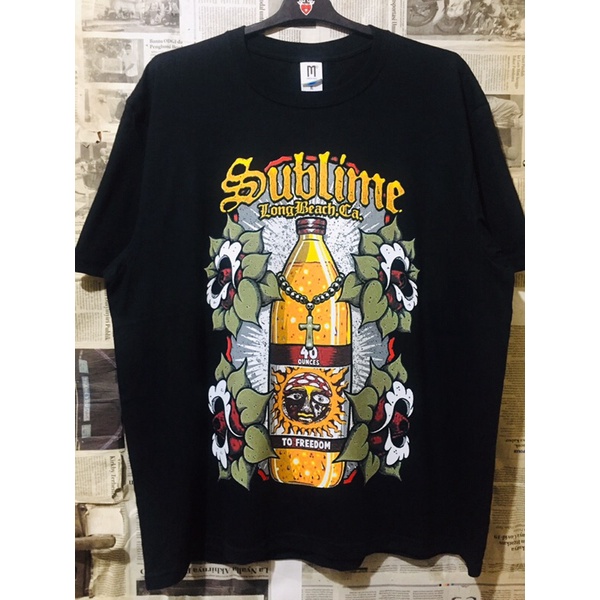 KAOS BAJU BAND SUBLIME PREMIUM OVERSIZE HNM QUALITY