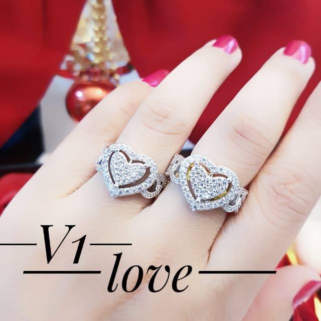 Xuping cincin lapis emas 24k 1102