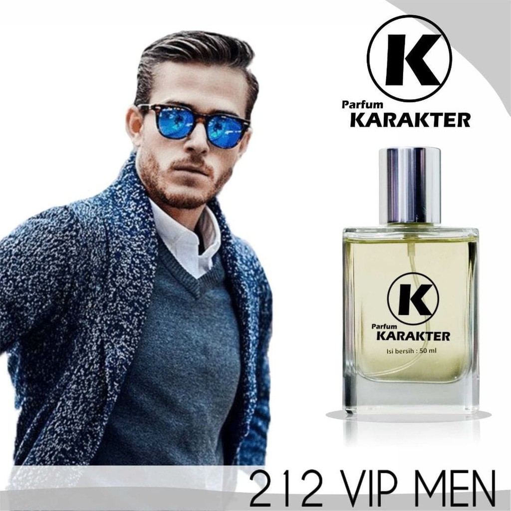 PARFUM COWOK AROMA 212 VIP MEN - ORIGINAL BIBIT
