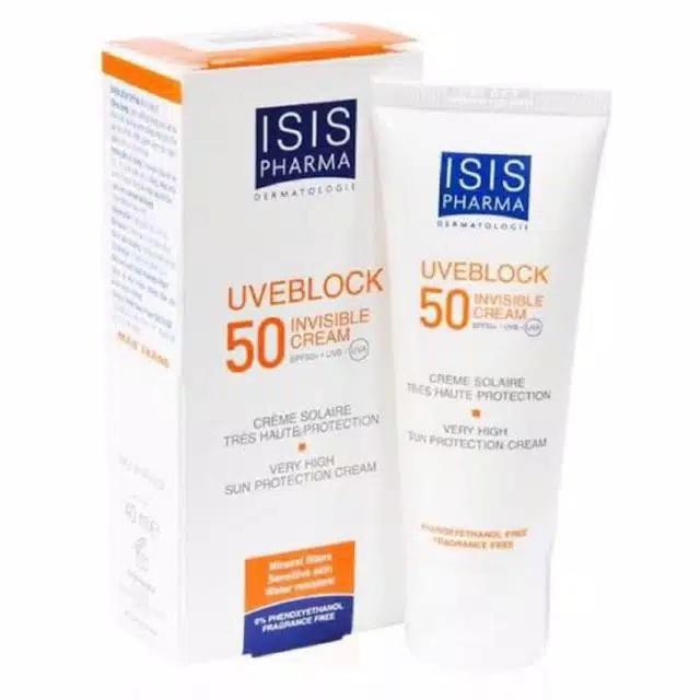 ISISPHARMA UVEBLOCK SPF50+ MINERAL Invisible Cream SPF50+ 40ml