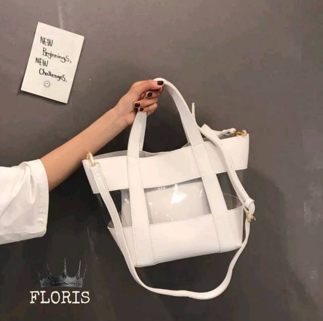 Fashion mika floris ember / handbag wanita