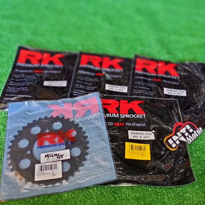 Gir Belakang SSS Yamaha RXZ 428 35 36 37 38 39 40 41 42 43 44 45 ger 415 Gear SSS RXZ ukuran Rx king dan merk RK ger 415 dan 428-3