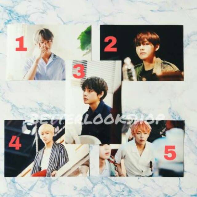 [READY STOCK] BTS - TAEHYUNG/V LIVE PHOTO 오늘 ONEUL(OH, ALWAYS) EXHIBITION 2018 SEASON 3