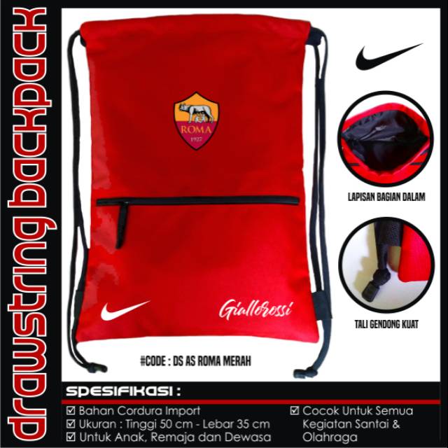 Tas Serut As Roma Merah