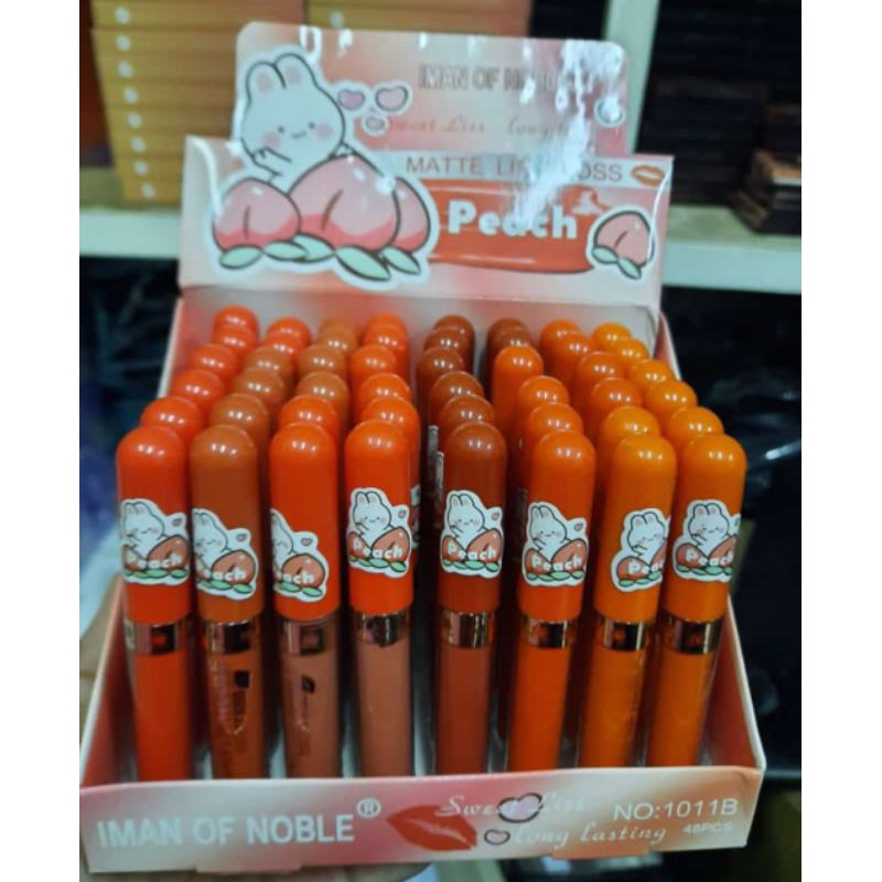 PROMO TERMURAH LIPGLOSS MATTE IMAN OF NOBLE SWEET PAPAYA LIPS / SWEET PEACH