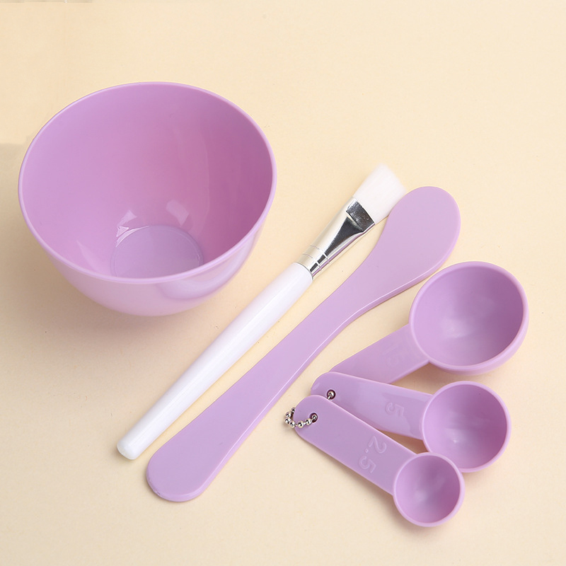 6Pcs/Set DIY Face Mask Mixing Bowl Set / Mask Brush Mixing Stick Spoon / Self Made Facial Skin Care Mask Tools Kit