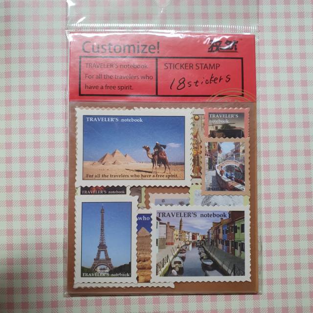 

traveller notebook sticker for scrapbook and journal