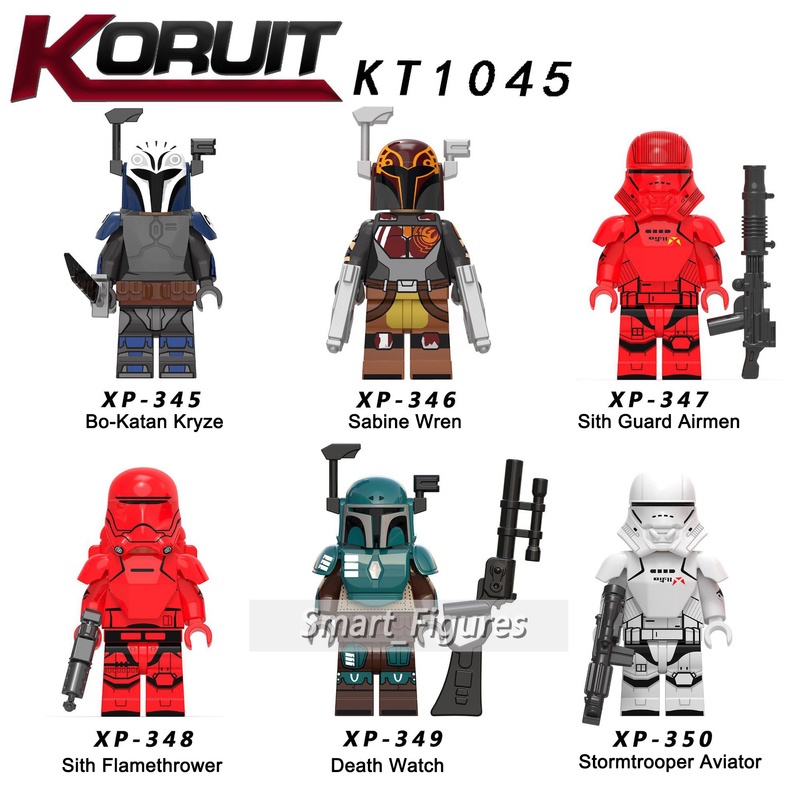 Sabine Mainan Action Figure Minifigures Death Watch Star Wars Stormtrooper Aviator KT1045 Untuk Hadiah Anak