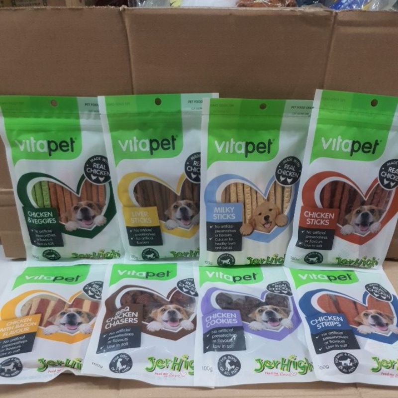 VITAPET JERHIGH 100GR Snack Anjing Jerhigh