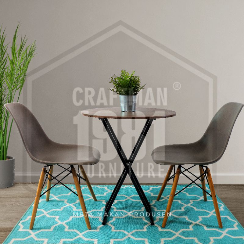 Meja Bulat Lipat /Meja Kopi/ Meja Cafe /Resto / Meja Teras