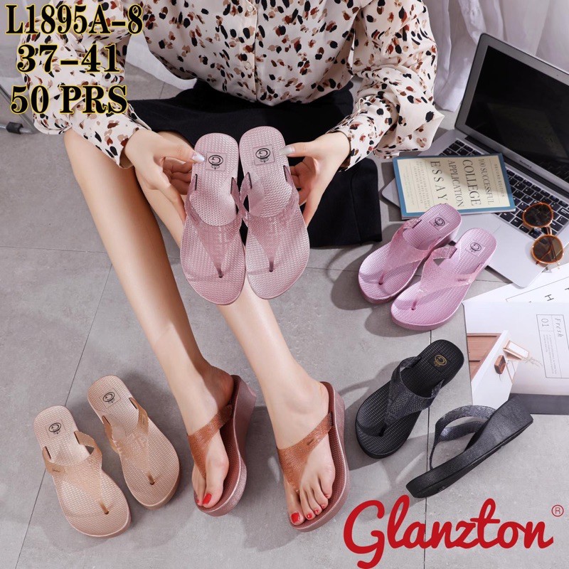 Sandal Japit Wedges Glanzton L1895A-8