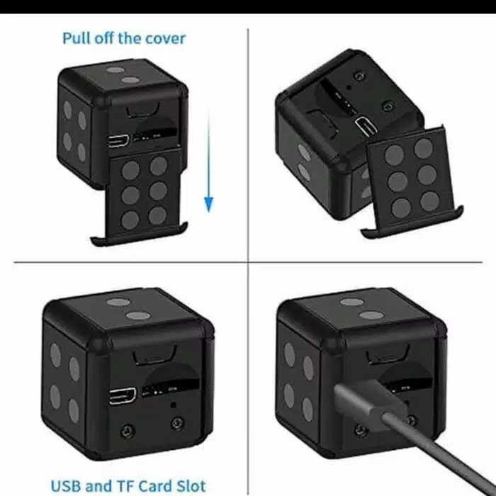 Spy Camera Cam DVR DV Spycam Dice Hidden Action cam Dadu SQ16 Cam-1
