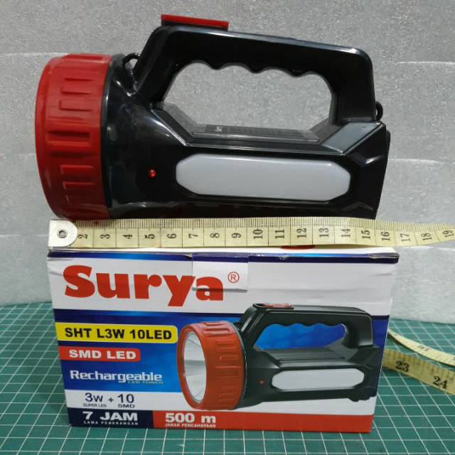 Senter Surya SHT L3W 10LED Senter Surya LED Senter LED