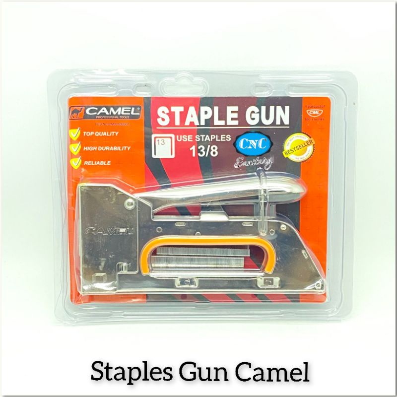 

staples gun, stapler tembak, staples gun camel, stapler camel