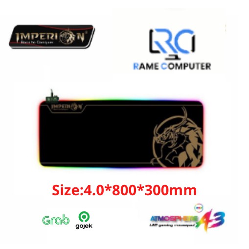 MOUSEPAD / ALAS MOUSE PAD GAMING RGB LED Imperion ATMOSPHERE A3