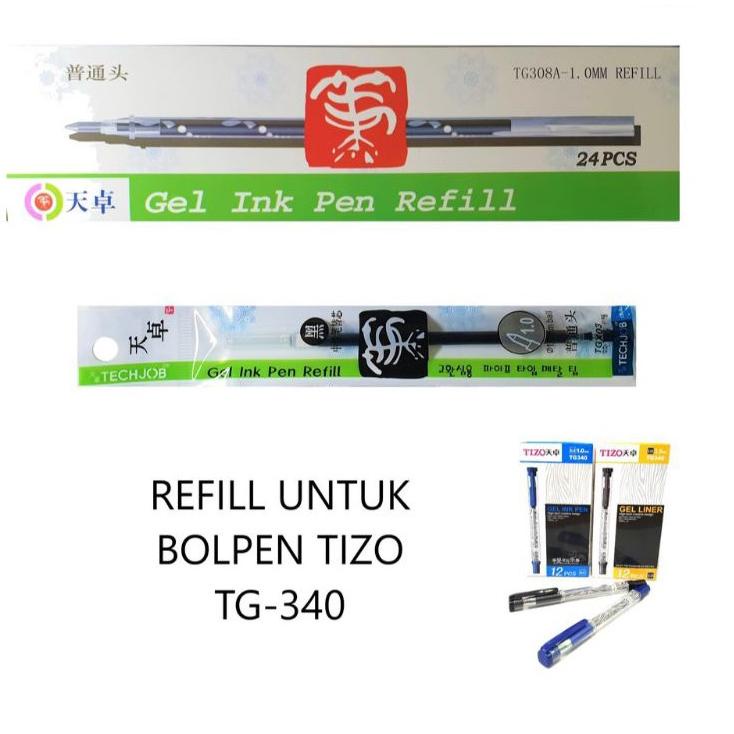 

Grosir Isi Refill Bolpen TIzo TG 340 / Isi Tinta Tizo Tech Job TG 308 A 1.0 mm