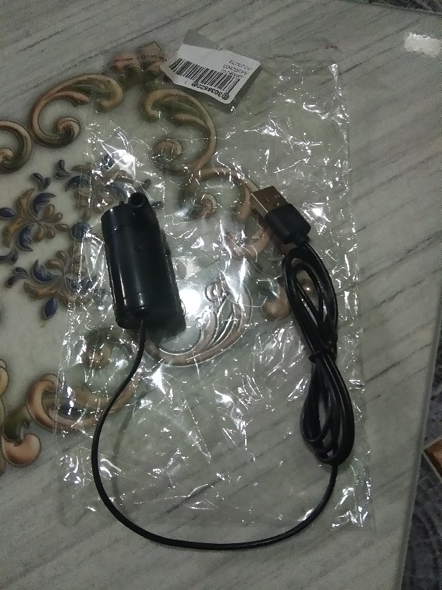 Pompa Air Mini Submersible Dengan Daya Dc 5v 2-3l/menit Dan Daya Tenaga Usb Untuk Tanki Akuarium