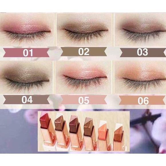 Promo AK Novo Eyeshadow Stick GlitterTwo Tone Bar Hot