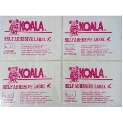 Label Harga KOALA no. 112