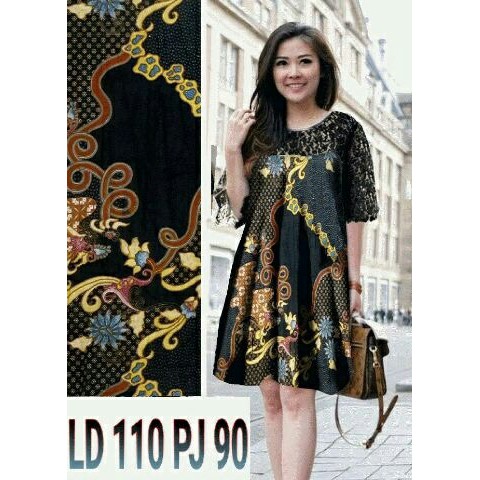 model baju mini dress terkini dan murah jumbo sarah black