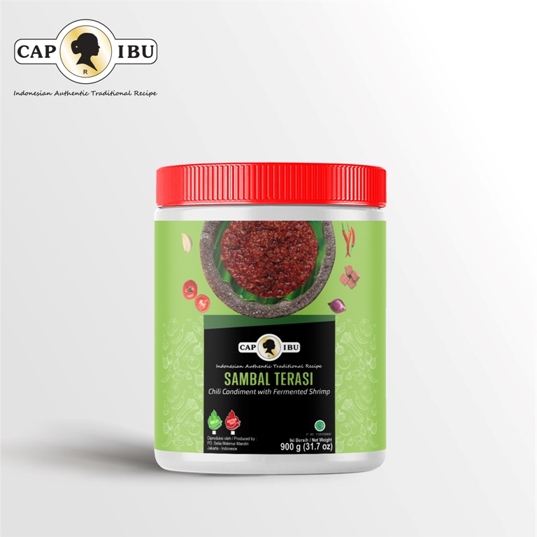 CAP IBU Sambal Terasi Kemasan Pot