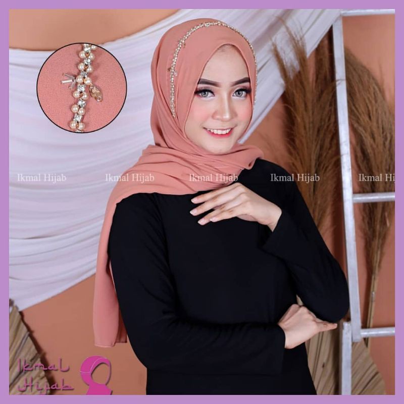 PASHMINA PAYET BANDO ORIGINAL IKMAL HIJAB