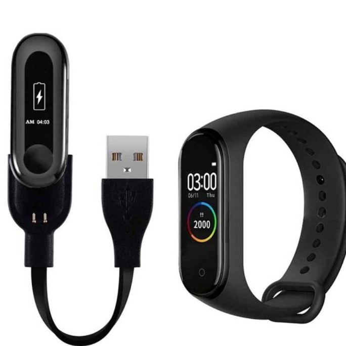 [COD] Smartband  Gelang Cerdas Untuk Fitness Menghitung Kalori l M4 Black Bluetooth ANTI AIR