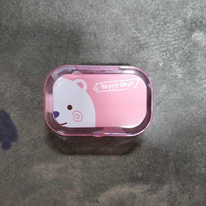 Kotak Tempat Softlens Contact Soft Lens Case Karakter Animal