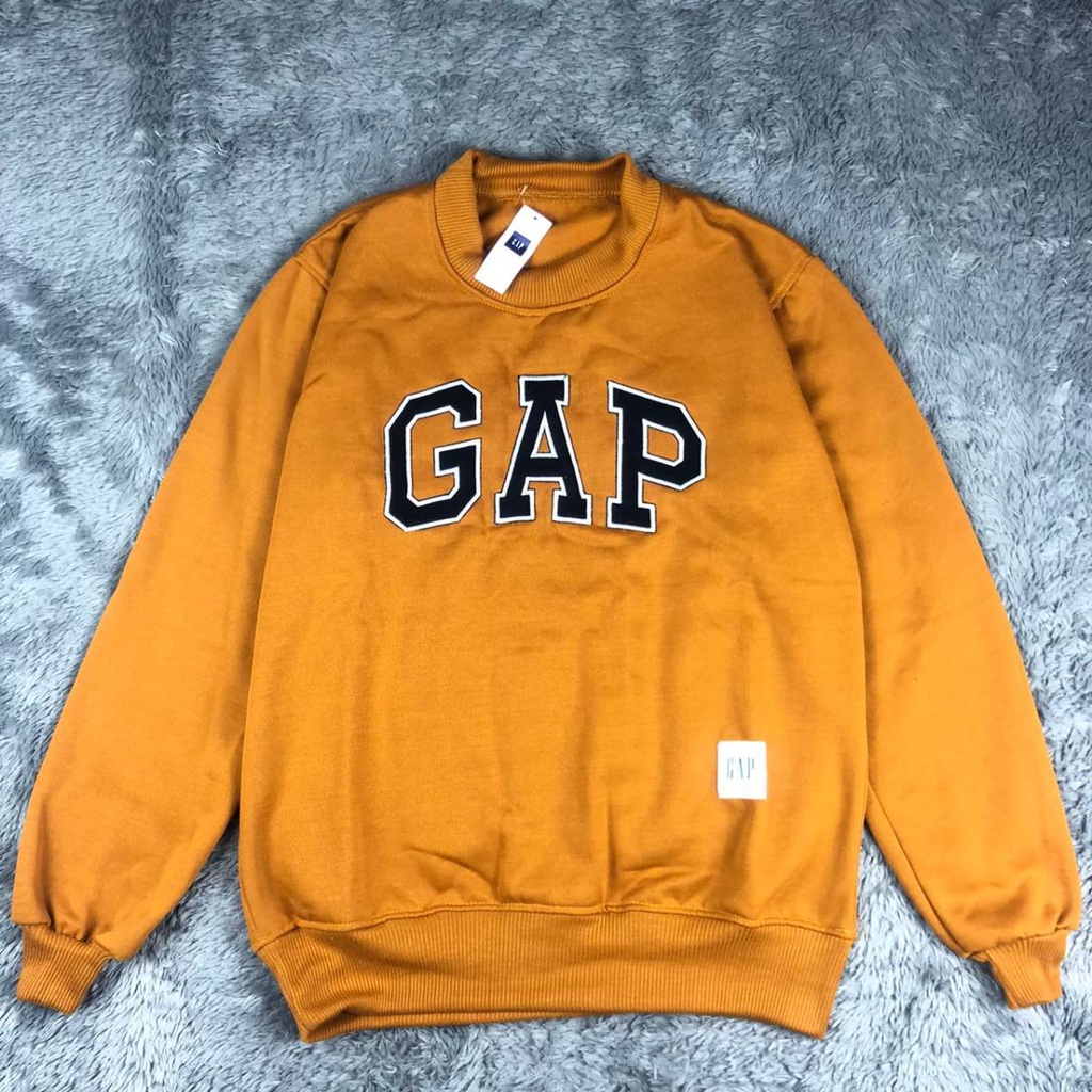 CREWNECK GAP FULL BORDIR PREMIUM | JAKET SWEATER GAP PRIA&amp;WANITA | SWITER OVER SIZE WANITA