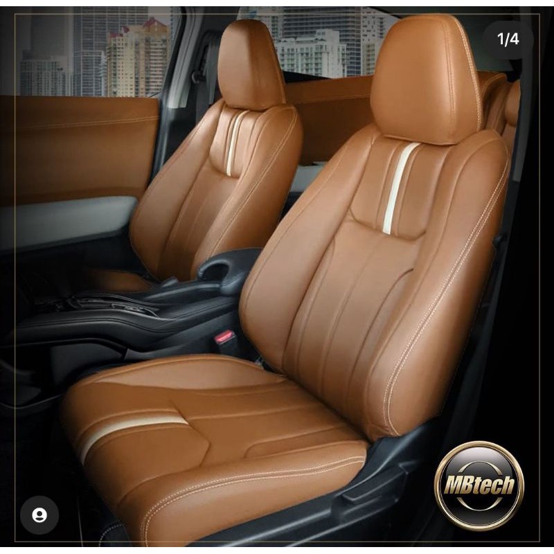 Sarung jok mobil 2 baris Bahan MBTECH premium carrera sarung jok mobil agya ayla brio dll