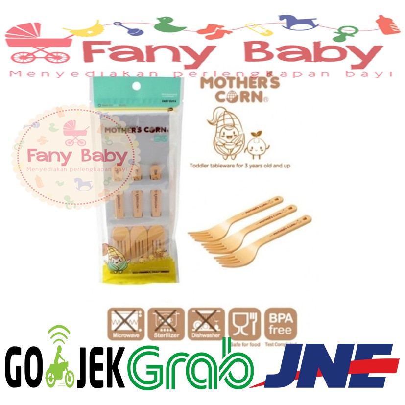 MOTHER'S CORN CUTIE FORK SET 3PCS