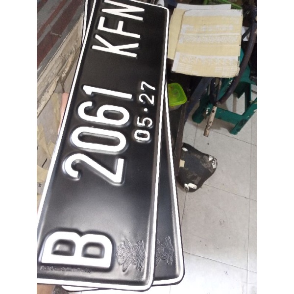 PLAT NOMOR MOBIL (RAPI) tebal 1mm