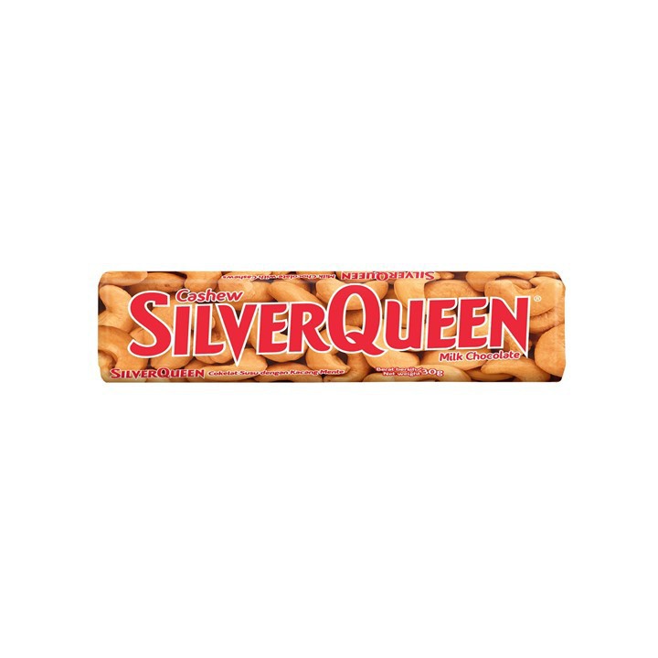 

COKELAT COKLAT SILVERQUEEN MILK CHOCOLATE CASHEW 30 GRAM