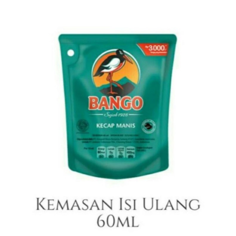 

[harga grosir] kecap bango kecap manis kemasan 60 ml