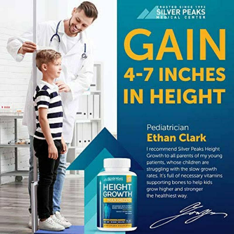 HEIGHT GROWTH MAXIMIZER ORIGINAL SUPLEMEN PENINGGI BADAN | HEIGHT GROWTH TINGGI BADAN USA TERBAIK