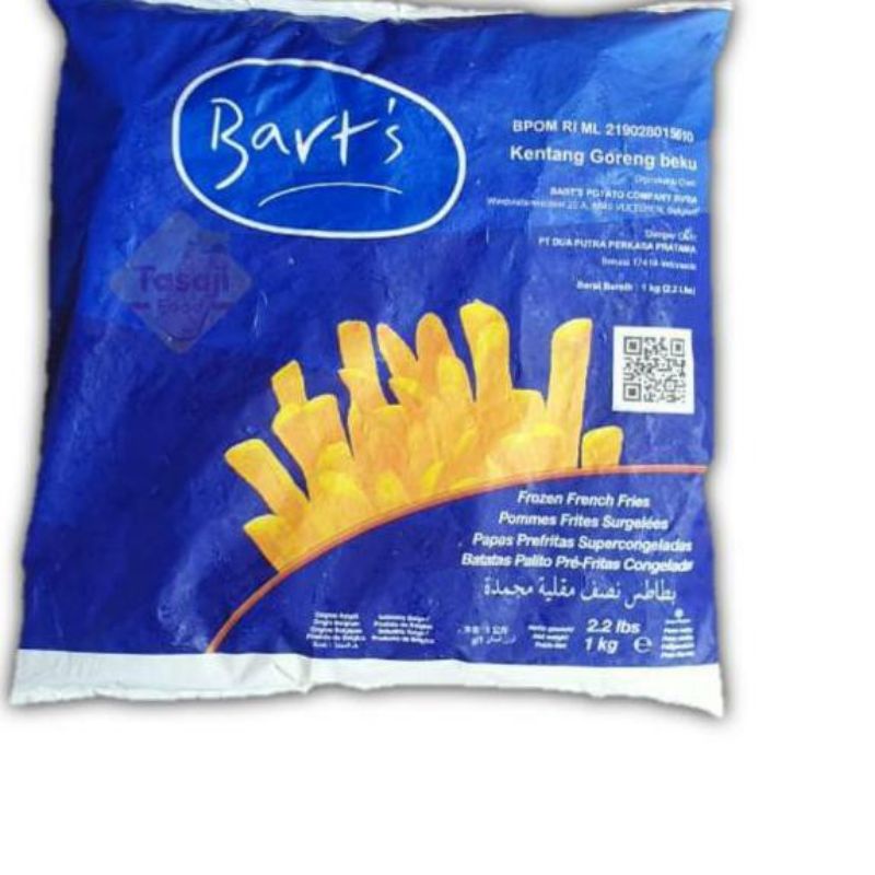 

BART SHOESTRING / KENTANG GORENG FROZEN 1KG