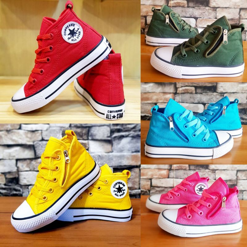 SEPATU CONVERSE ANAK ALL-STAR ZIP HI SIZE 21-35