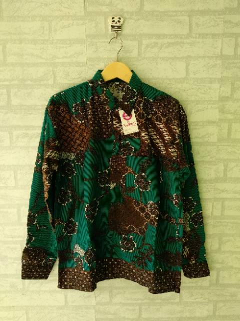 kemeja batik pria lengan panjang