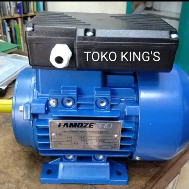Elektromotor FAMOZE PRO 0.5 HP, 1330 rpm,220 V.