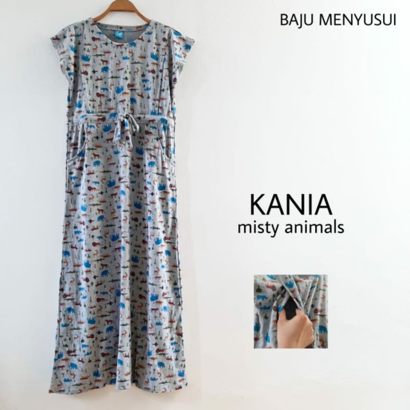 MAMIGAYA Gamis Menyusui - KANIA | Dress Menyusui | Nursing Wear