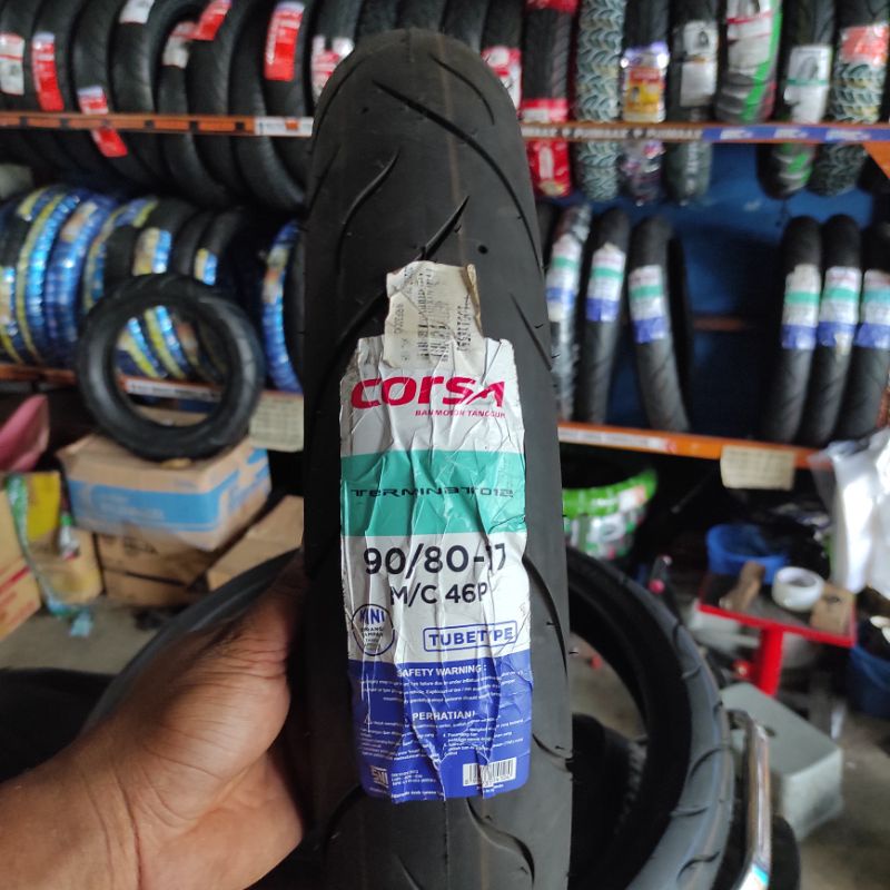 Ban Corsa Terminator 90/80 ring 17 Tubetype